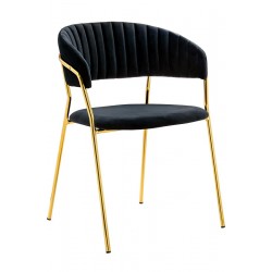 Krzesło Ariel Gold - Czerń